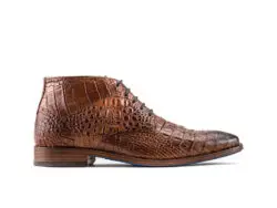 Rehab half hoge veterschoen Barry Croco brown