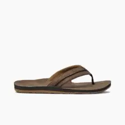 Reef slippers bruin leer