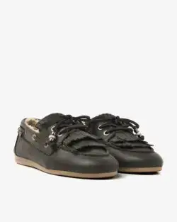 Via Vai bruine leren bootschoenen