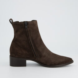 Paul Green bruine suede enkellaarzen