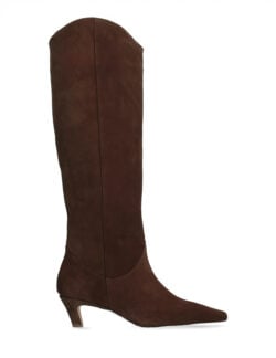 Bibi Lou bruin suede laarzen met hakje