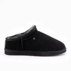 Warmbat heren pantoffels Conner black
