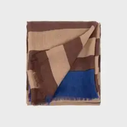 Billy Belt wollen herensjaal brown-blue