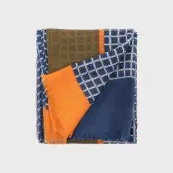 Billy Belt wollen herensjaal blue-orange