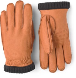 Hestra handschoenen bruin leer