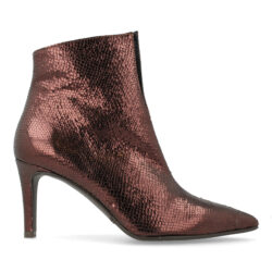 Red-Rag enkellaarzen hak buin metallic