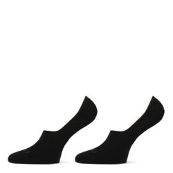 MarcMarcs unisex invisible footie 2-pack zwart
