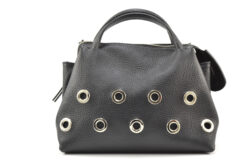 Marlon zwarte tas met ringen