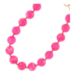 Fushi phonecord fuchsia en goud