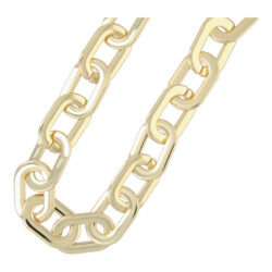 Ketting metaal schakel plat ovaal