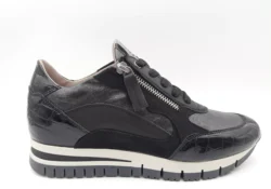 DL Sport DL Sport zwarte sneakers met rits