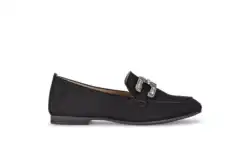Gabor Gabor loafers zwart suede met strass