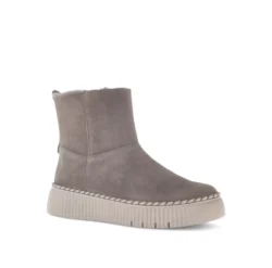 Gabor Gabor beige suede enkellaarsje