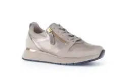 Gabor Gabor beige sneakers met rits