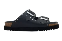 Scholl Scholl zwarte slippers met studs