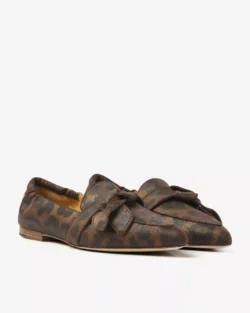 Via Vai Via Vai loafers met leopardprint