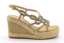 Alma en Pena Alma en Pena espadrille sandalen multi strass