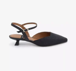 Angel Alarcon Angel Alarcón zwarte pumps raffia