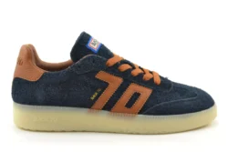 Back 70 Back 70 blauwe sneakers met bruin