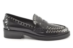 Bibi Lou Bibi Lou loafers zwart leer/studs
