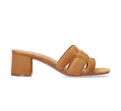 Bibi Lou Bibi Lou bruine slippers met hak