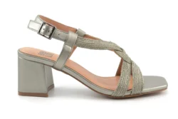 Bibi Lou Bibi Lou sandalen hak zilver-grijs