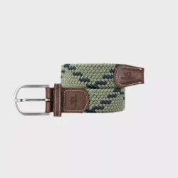 Billy Belt Billy Belt eleastische herenriem groen combi