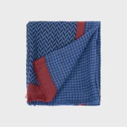 Billy Belt Billy Belt wollen herensjaal blue-red