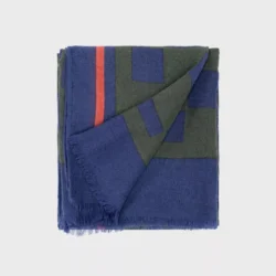 Billy Belt Billy Belt wollen herensjaal blauw combi