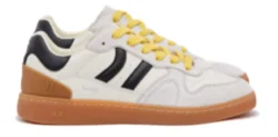 Coolway Coolway witte sneakers met zwart