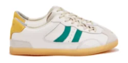 Coolway Coolway retro-sneakers wit-groen