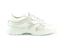 DL Sport DL Sport witte sneakers met zilver