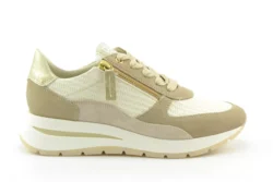 DL Sport DL Sport beige sneakers met rits
