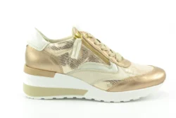 DL Sport DL Sport goudkleurige sneakers met rits