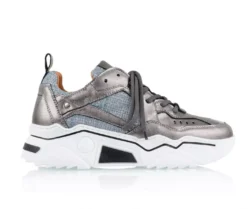 DWRS DWRS chunky sneakers grijs leer