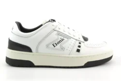 Etonic Etonic1876 wit leren sneakers met zwart