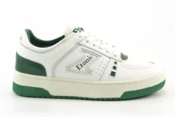 Etonic Etonic wit leren sneakers met groen