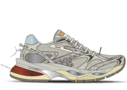 Etonic Etonic Kendari sneakers beige-zilver-geel