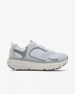 Fessura Fessura witte sneakers met grijs
