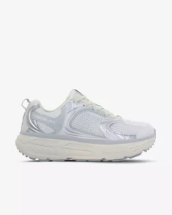 Fessura Fessura witte sneakers met grijs