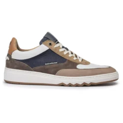 Floris van Bommel Floris van Bommel lage sneakers blauw-wit-beige