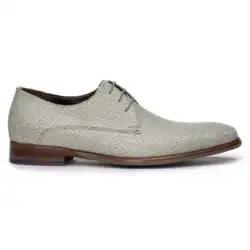 Floris van Bommel Floris van Bommel nette veterschoenen lichtgrijs H