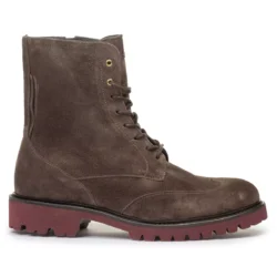 Floris van Bommel Floris van Bommel bruin suede veterboots