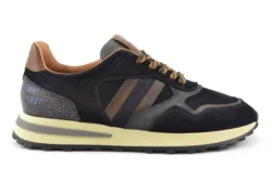 Giorgio Giorgio donkerblauw suede sneakers