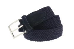 Giorgio Giorgio herenriem stretch donkerblauw