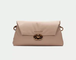 Hispanitas Hispanitas taupe leren schoudertas