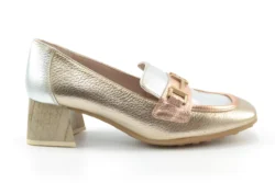 Hispanitas Hispanitas pumps goud-zilver leer