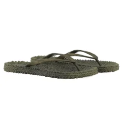 Ilse Jacobsen Ilse Jacobsen teenslippers Cheerful army green
