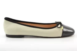 Inuovo Inuovo ballerina creme/zwart