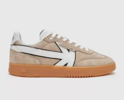 Kaotiko Kaotiko beige suede retro-sneakers